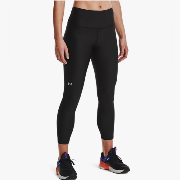Under Armour Women's Sleek Black Leggings - Picture 1 of 8